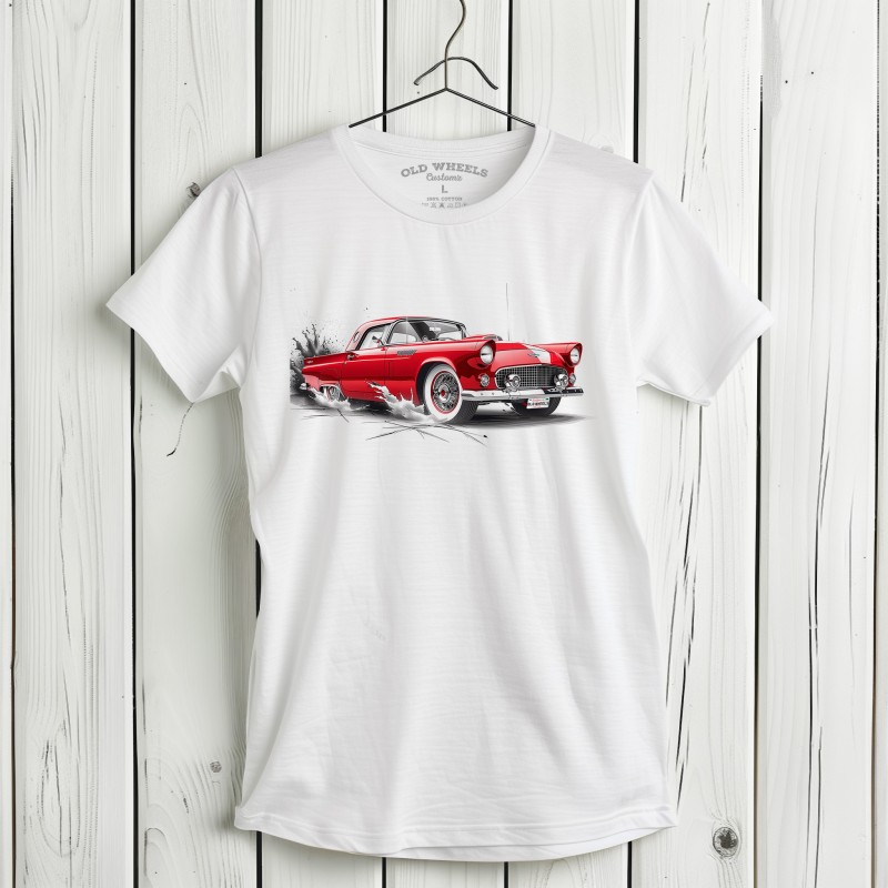 Koszulka z Ford Thunderbird 1955 | Old Wheels Customz