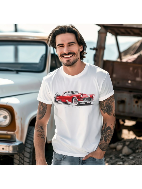 Koszulka z Ford Thunderbird 1955 | Old Wheels Customz