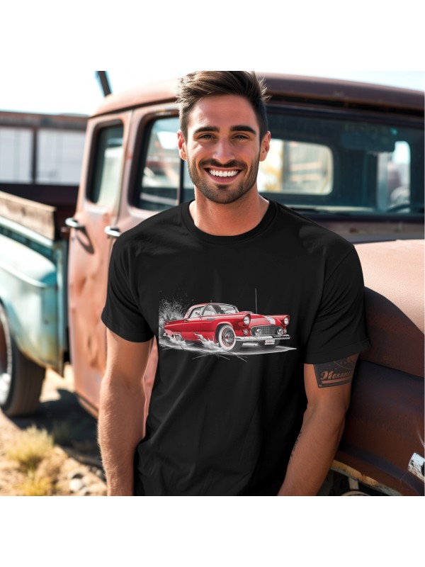 Koszulka z Ford Thunderbird 1955 | Old Wheels Customz