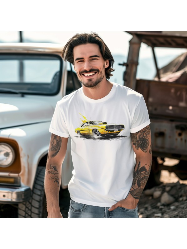 Koszulka z Plymouth Barracuda '70 | Old Wheels Customz