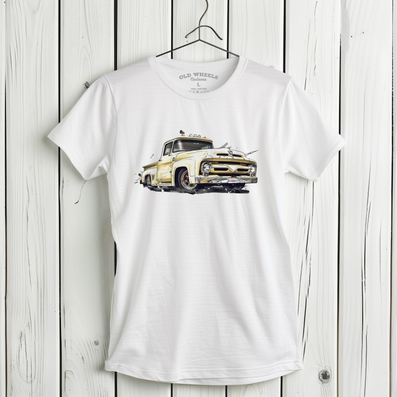 Koszulka z pickupem Ford F100 '57 | Old Wheels Customz