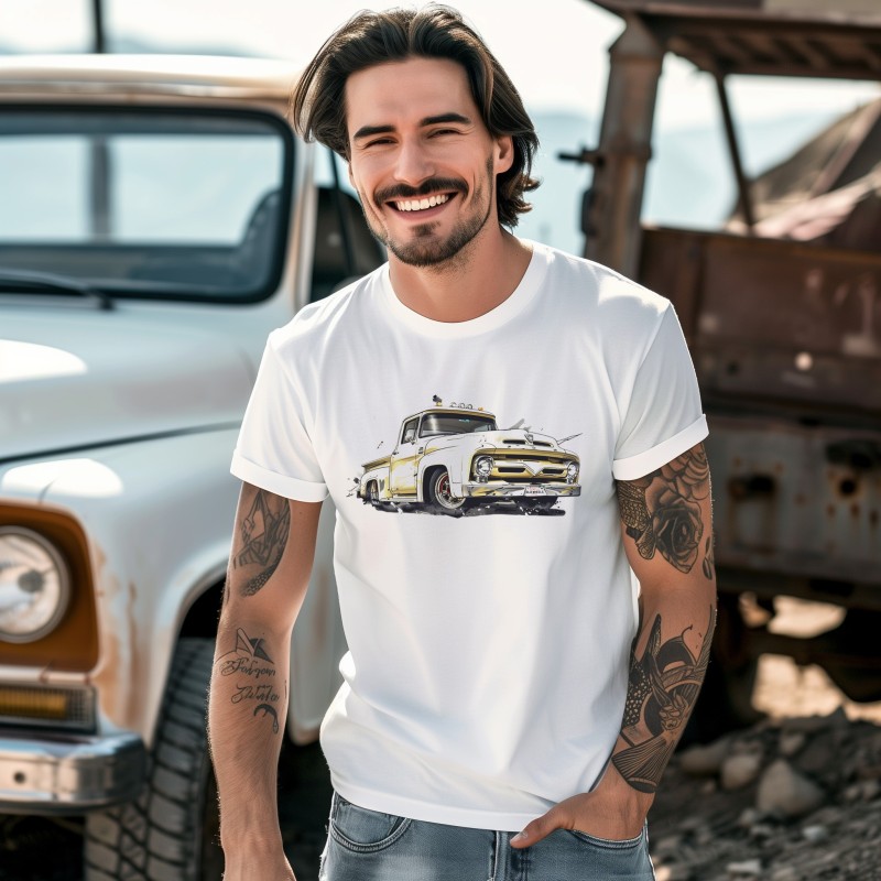 Koszulka z pickupem Ford F100 '57 | Old Wheels Customz