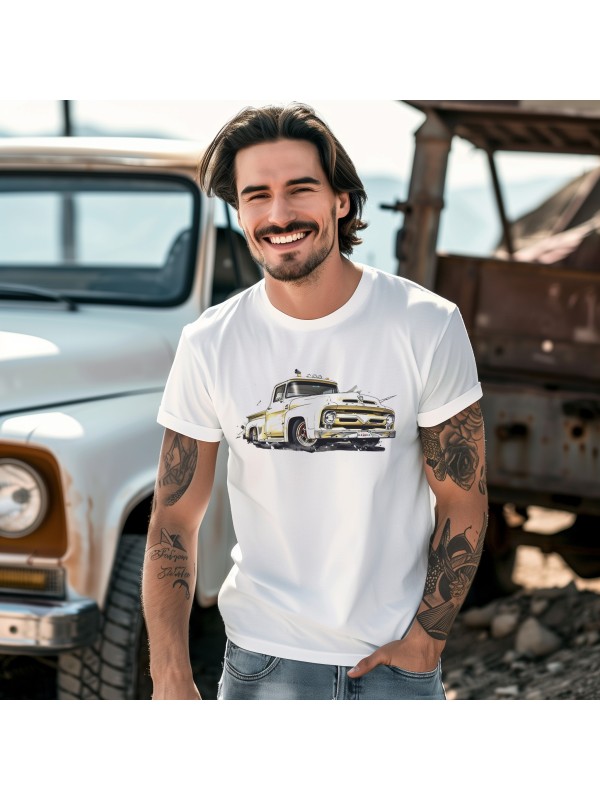 Koszulka z pickupem Ford F100 '57 | Old Wheels Customz