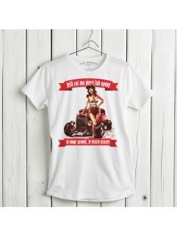 Koszulka z Hot Rod i PinUp Girl | Old Wheels Customz
