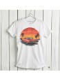 Koszulka California Sunset - Moda Motoryzacyjna | Old Wheels Customz