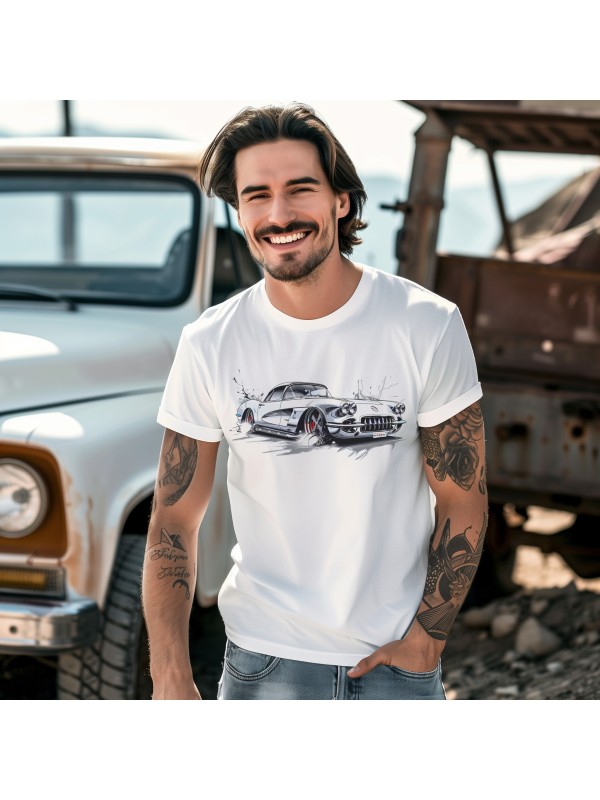 Koszulka Chvrolet Corvette C1 '53 | Old Wheels Customz