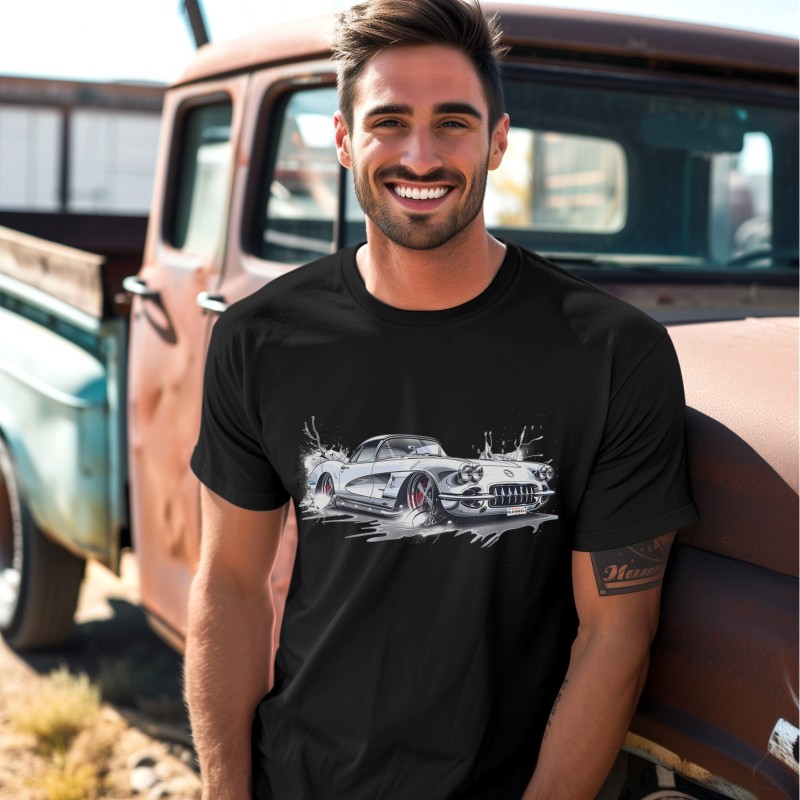Koszulka Chvrolet Corvette C1 '53 | Old Wheels Customz