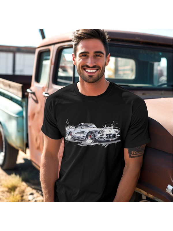 Koszulka Chvrolet Corvette C1 '53 | Old Wheels Customz
