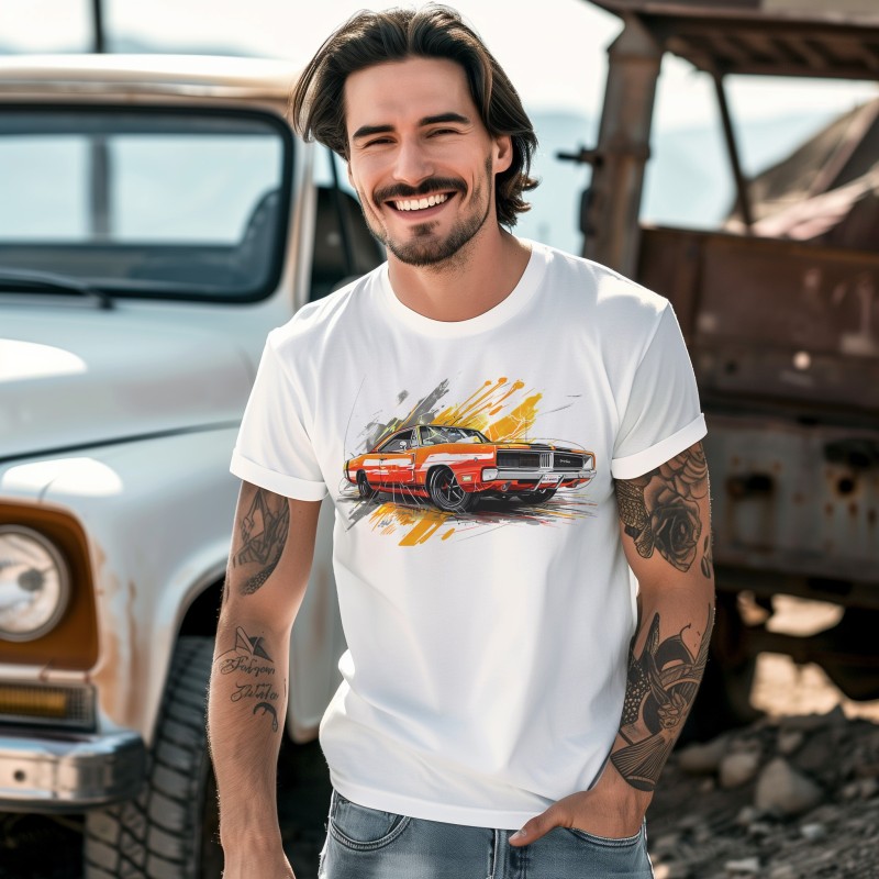 Koszulka Dodge Charger R/T '66 | Old Wheels Customz